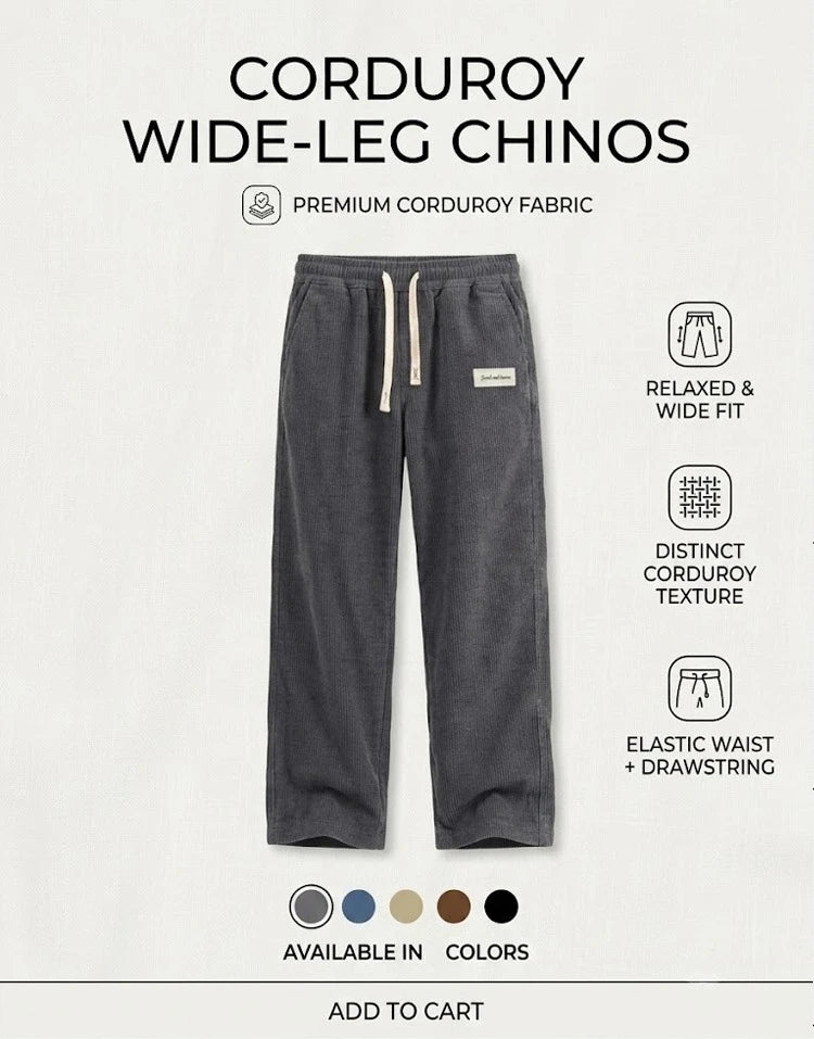 Orren Corduroy Trousers – Effortlessly Relaxed, Sharply Yours