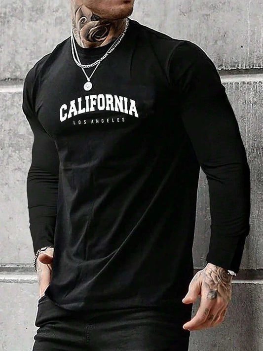 Orren 3D Graphic Long-Sleeve Tee – West Coast Energy, Everyday Wear